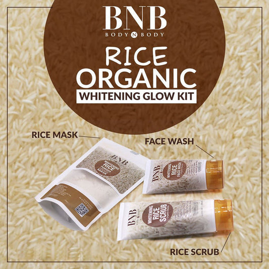 BnB Rice Extract Bright & Glow Kit (3-in-1)