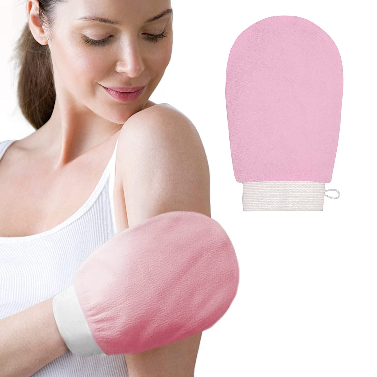 Exfoliating Shower Brush Glove for Luxurious Bath-Time