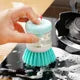 Self Dispensing Cleaning Brush Dish Brush Liquid Soap Plastic Dish Cleaning Brush Home Cleaning