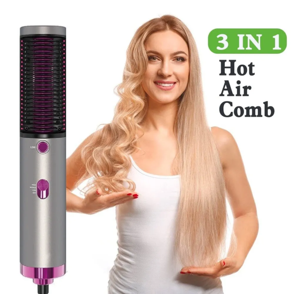 3-In-1 Hot Air Hair Dryer Brush Kit