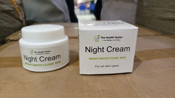 Night Cream For Bright, White And Clear Skin.